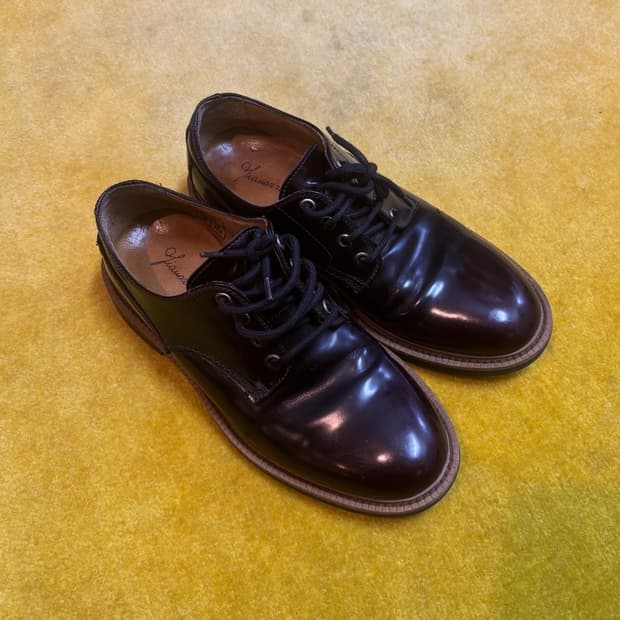 지안카를로 모렐리(Giancarlomorelli)버건디 더비 슈즈