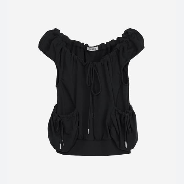 (구함) 세릭 STRING POCKET SWEAT SLEEVELESS
