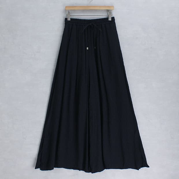 ROSEBUD _ rayon blend slit wide pants