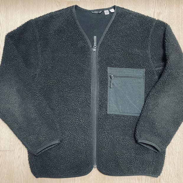 유니클로U 르메르 플리스 후리스 자켓