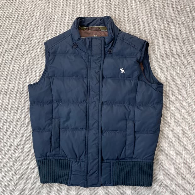 아베크롬비 네이비 패딩 베스트