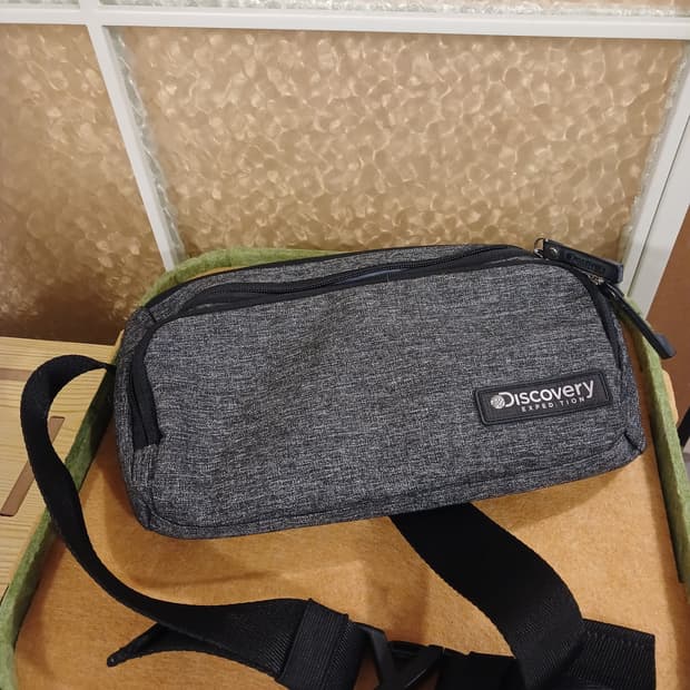 디스커버리 정품 남여공용 힙색 슬링백 가방