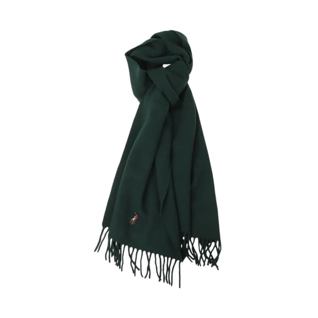 폴로 랄프로렌 그린 램스울 머플러