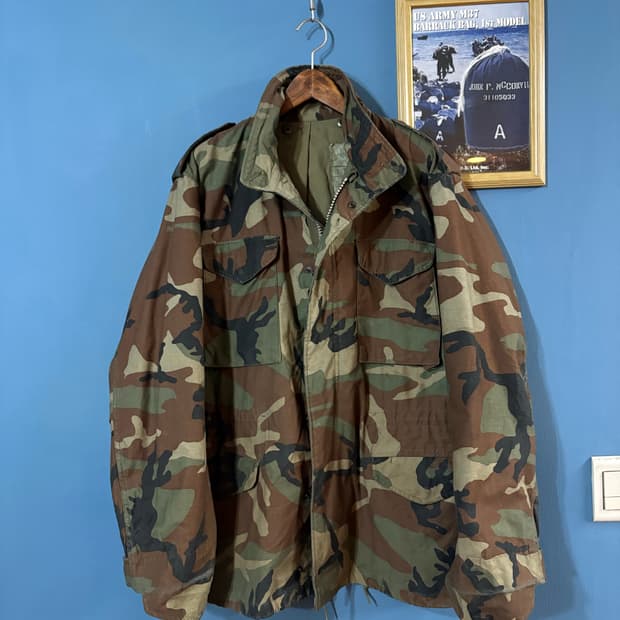 80‘s U.S Army Woodland Camo M-65 Field  