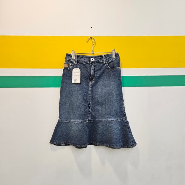 모스키노 데님 스커트