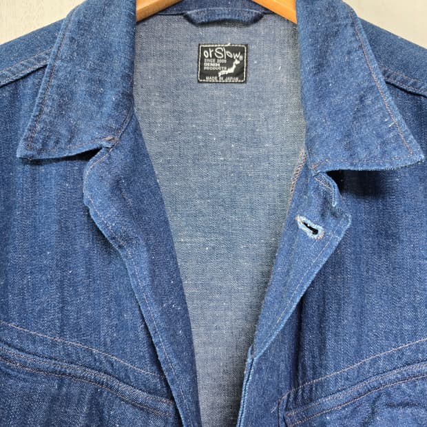 오어슬로우 정글퍼티그 데님 3사이즈