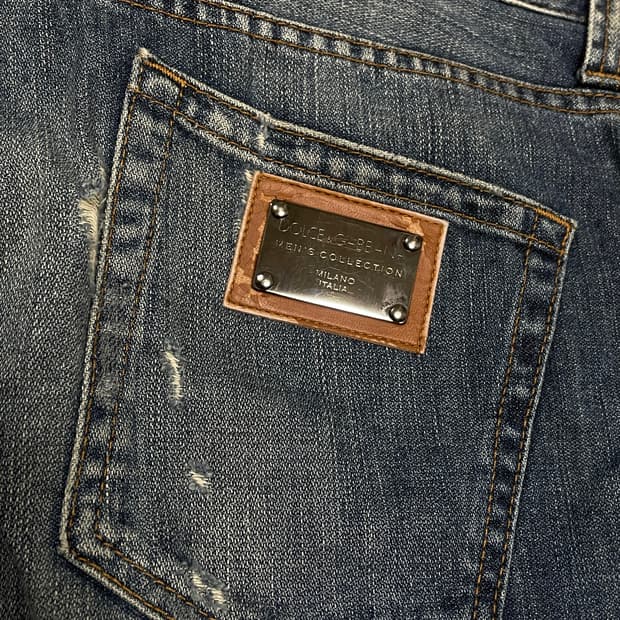 Dolce & Gabbana 12 SLIM 워싱 데님 팬츠