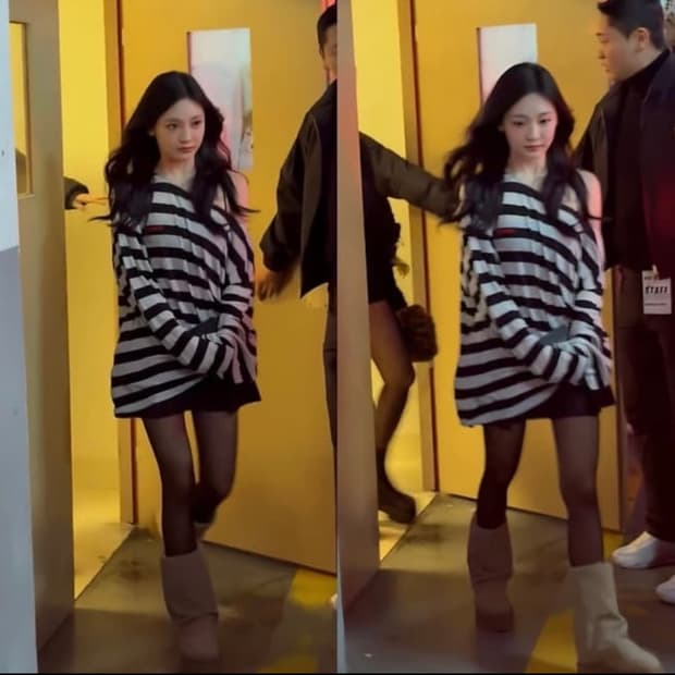 에스이오 스트라이프 오프숄더