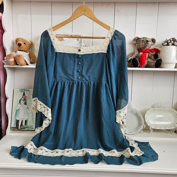 레이스 쉬폰튜닉원피스