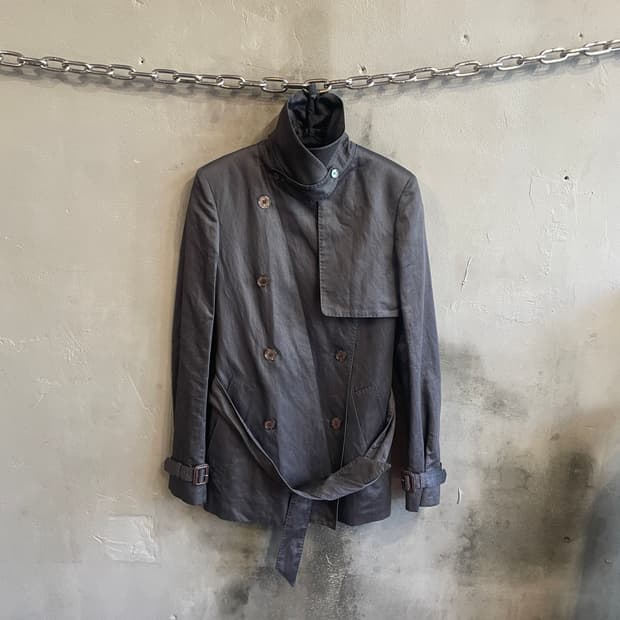 06ss 알렉산더 맥퀸 트렌치 코트