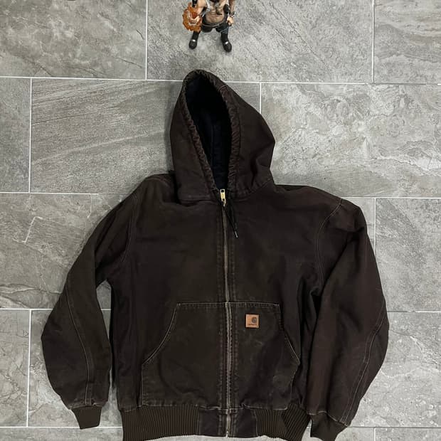 (L) 칼하트 덕 액티브 후드자켓 J130 DKB 다크브라운