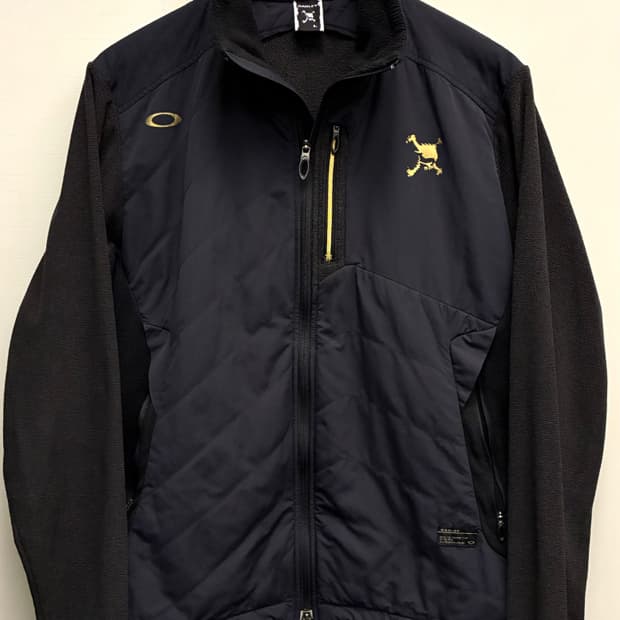 (L)오클리 나일론 스케터 로고 폴라텍 경량 라이트자켓 투웨이  일본판 