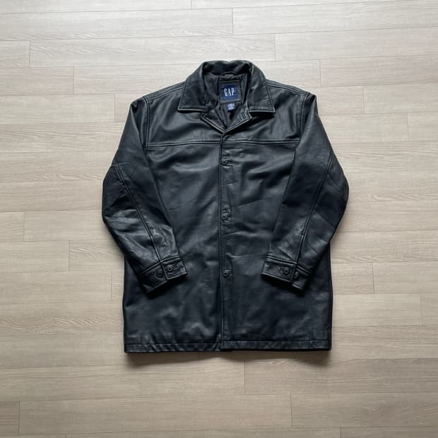 90s 올드갭 레더 카코트 gap carcoat