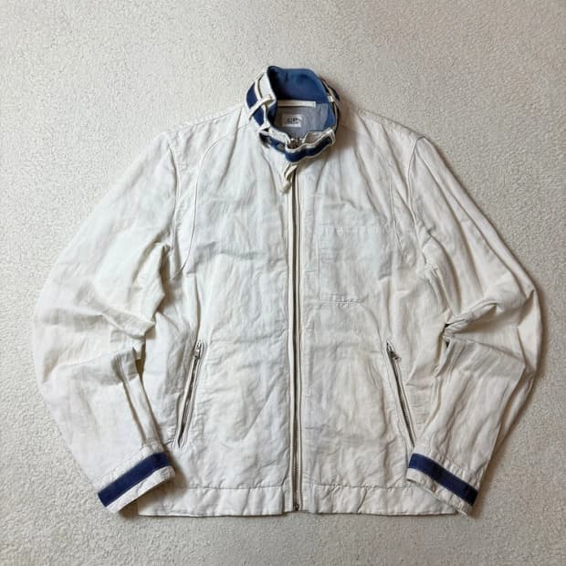 cp컴퍼니 00's 린넨 코튼 넥 벨티드 자켓 PN6842