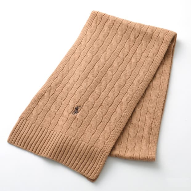 폴로 랄프로렌 꽈배기 목도리