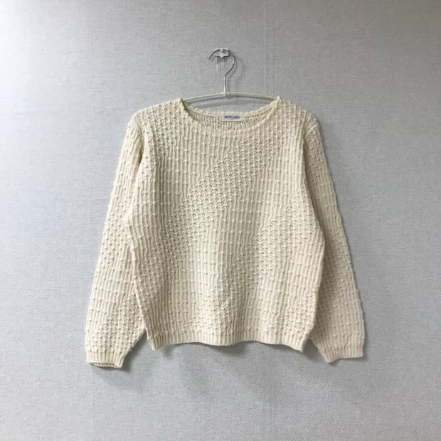 아이보리 라운드 니트 PAYTE LAKE knit
