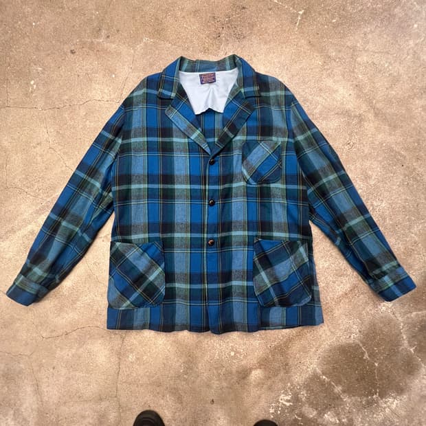 60‘s 펜들턴 울 체크 자켓