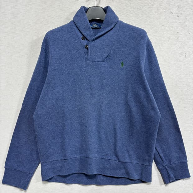 Polo Ralph Lauren shawl cotton knit 