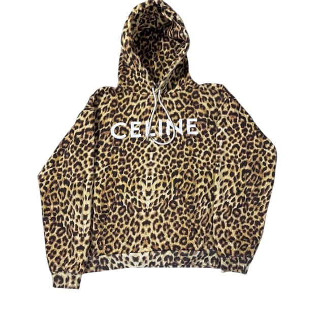 셀린느 레오파드 후드 m