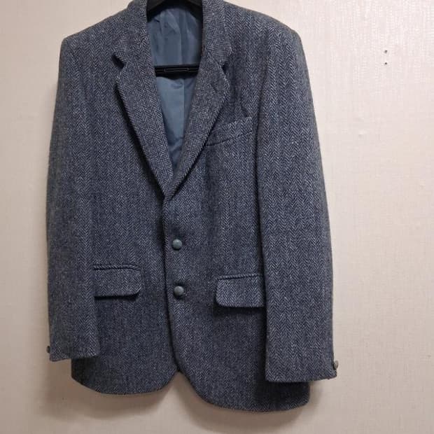 Harris Tweed Dunn.co 해리티지 트위드 헤링본모직쟈켓 M