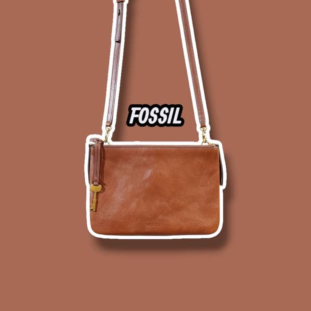 FOSSIL 파슬 더블지퍼 미니 크로스백 /0618