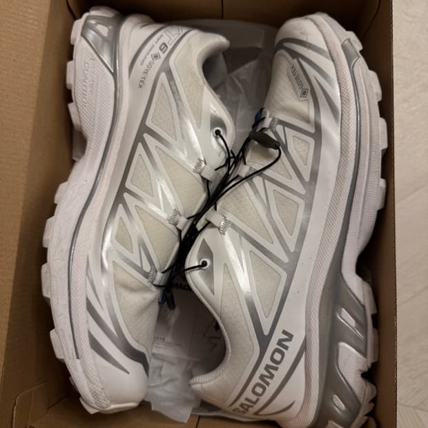 살로몬 xt-6 gtx 고어텍스 화이트