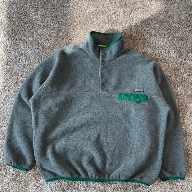 10s Patagonia synchilla 빈티지 신칠라 그레이