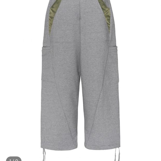 (유일매물)MJD 커브드 라인 카고 스웻 팬츠 M사이즈