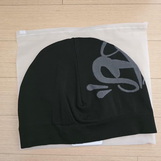 SYNA synaworld 시나월드 심리스 사이드 로고 스컬 블랙