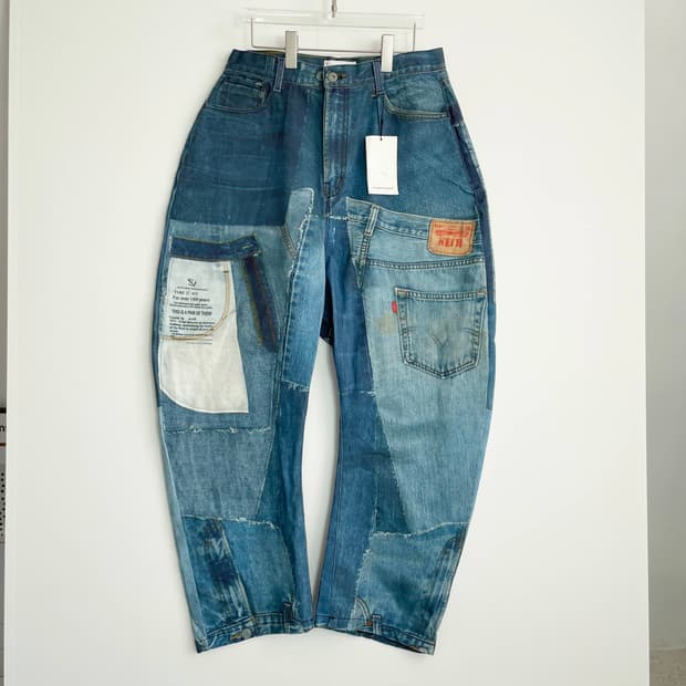 C1 스키즘인듀싱 새상품 SCAM JEANS_BLUE L사이즈