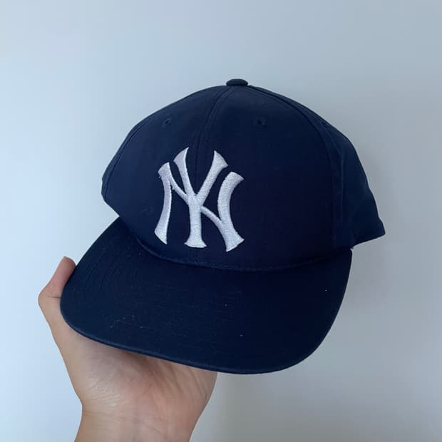 90s yankees cap 로고 7 logo7 양키즈 캡