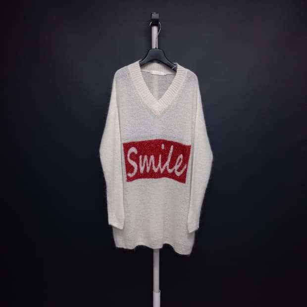 제시뉴욕 춘추동 메리노울 롱 루즈박시핏 니트 풀오버 F