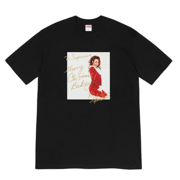 슈프림 머라이어 캐리 티셔츠 블랙 M