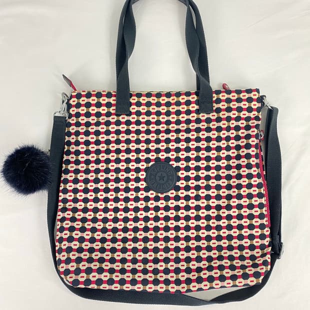 키플링 도트 패턴 투웨이백 토트백 크로스백 <96>