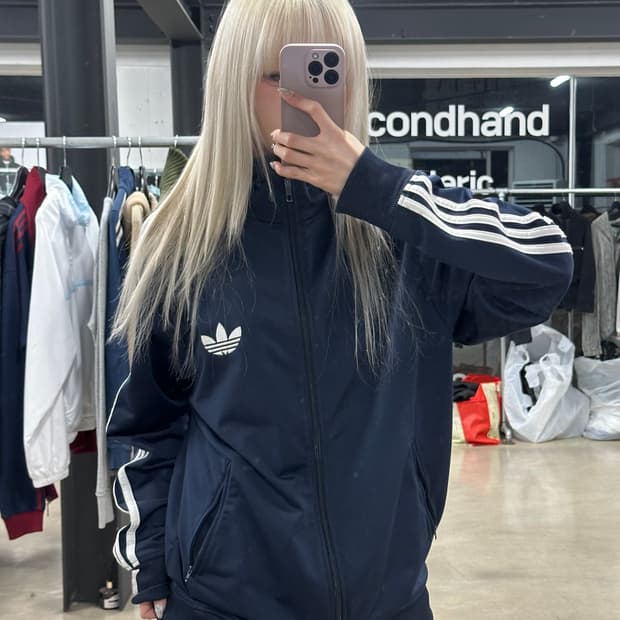 아디다스 파이어버드 트랙탑 져지 네이비 y2k