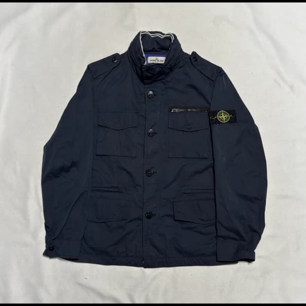 [구매] 스톤아일랜드 다비드 라이트 네이비 야상 M 