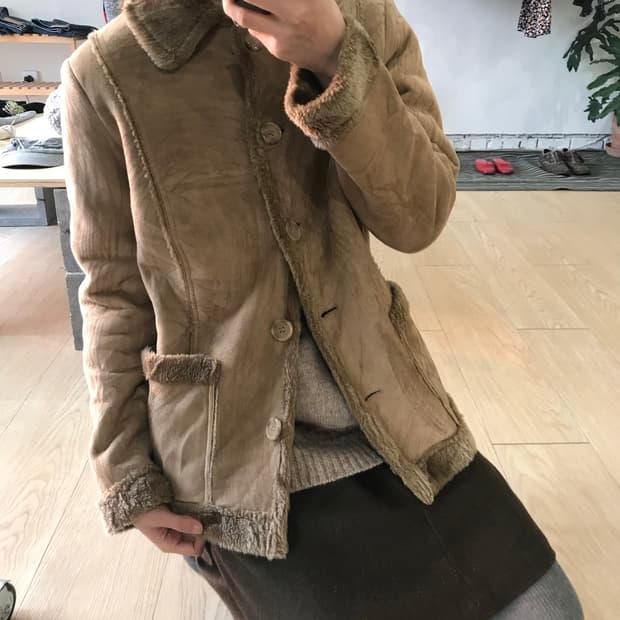Vintage shearling coat
