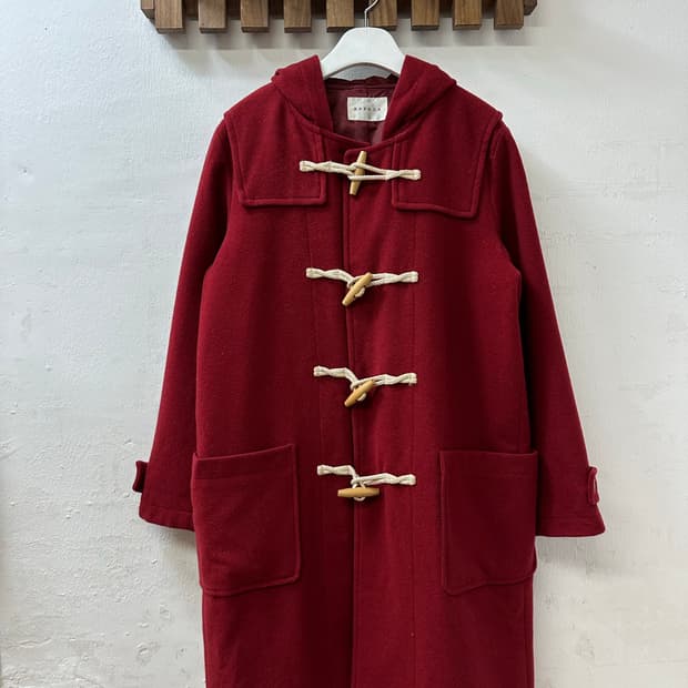 일본빈티지 울 떡보끼 더플 코트