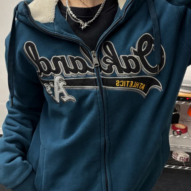 MLB 00s 울프죠 후드집업