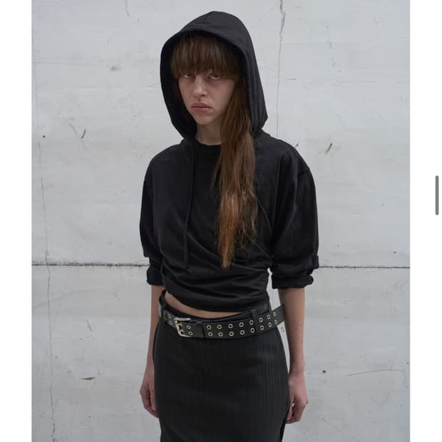 lcdc TWISTED HOODIE (BLACK) ss size