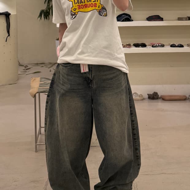 빈티지 데님 팬츠 U414