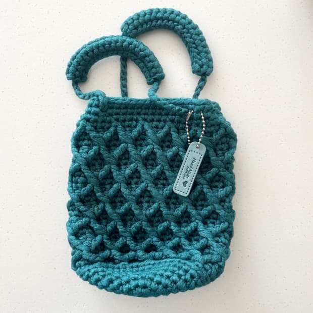 모리걸 핸드메이드 크로셰 뜨개 가방
