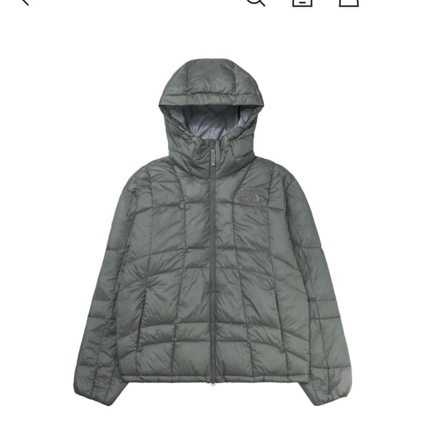 노스페이스 웨이브 LT 온 자켓 그레이 새상품