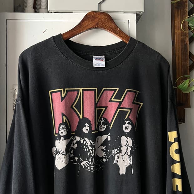 [2XL]00's KISS LOVE GUN 롱슬리브 티셔츠