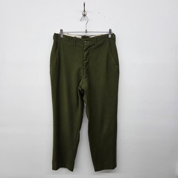 빈티지 50s m51 카키색 면바지 남성 32