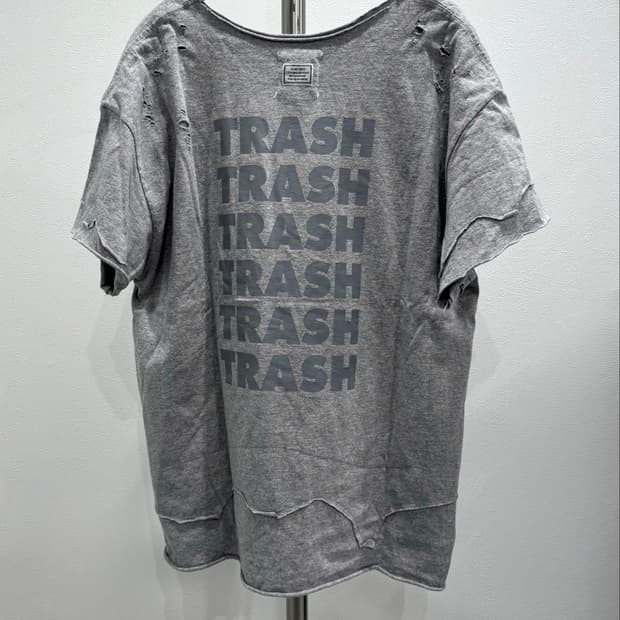 솔로이스트 15ss 디스트레스드 TRASH 티셔츠
