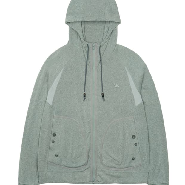 산산기어 니트 후드 집업