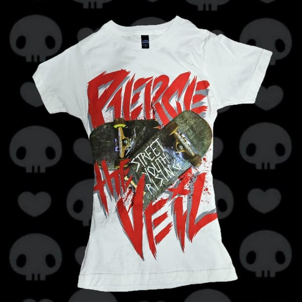 Pierce The Veil 피어스더베일 3집 공식 머천 티셔츠 emo