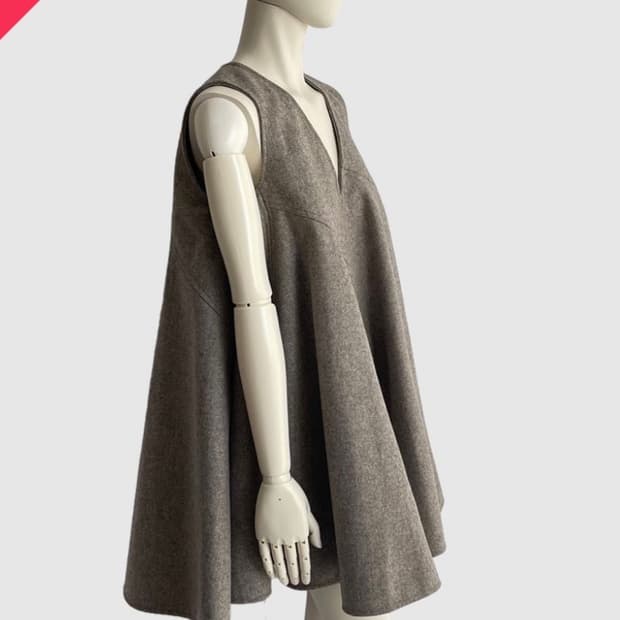 마티유블라지 23 보테가 베네타 울 드레스 원피스 미니 미디 슬리브리스 