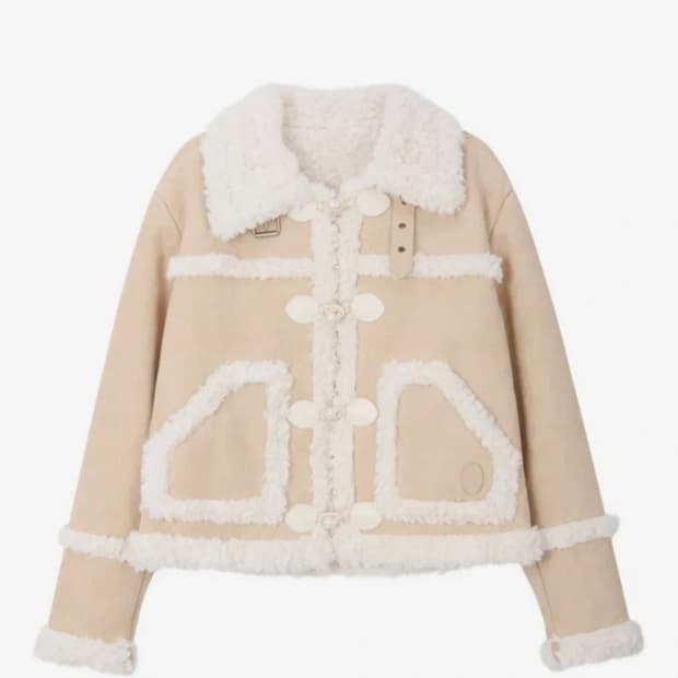 비터셀즈 메리 펄 무스탕 베이지